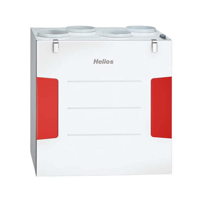 Helios KWL 300 W L Hővisszanyerős központi szellőző, easyControls 3.0 szabályzás, EC motor, fali kivitel, Bypass, bal