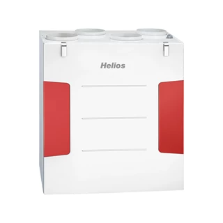 Helios KWL 500 W R Hővisszanyerős központi szellőző, easyControls 3.0 szabályzás, EC motor, fali kivitel, Bypass