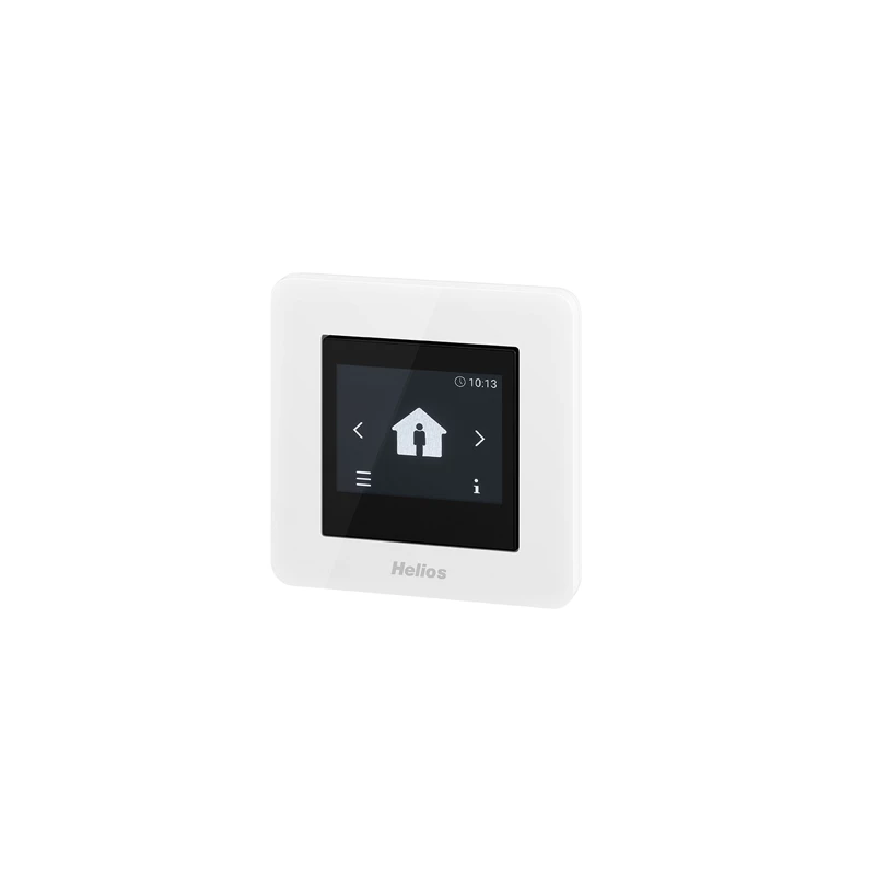 Helios KWL BE Touch wh Kezelőegység KWL készülékekhez, érintőképernyős kijelzővel, fehér,easyControls 3.0