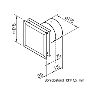 Helios M1/120 P MiniVent kisventilátor, jelenlét érzékelős, 170/150 m3/h, visszacsapó szeleppel