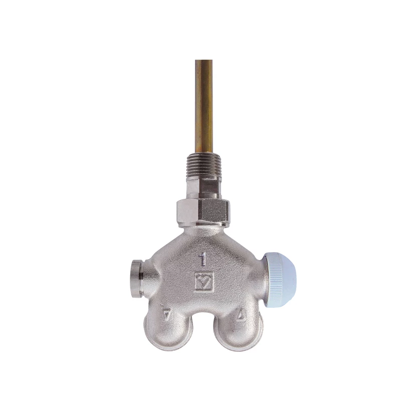 Herz VUA-40 4-járatú termosztatikus radiátorszelep sarok 1/2" 150/11 egycs.