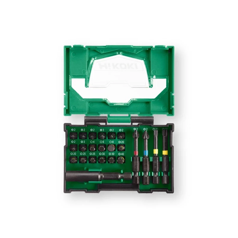 Hikoki Bitkészlet 1/4" 23 db HSC BOX1