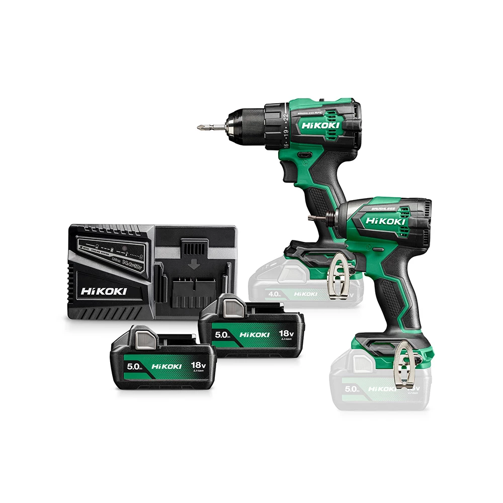 Hikoki KC18DE-WBZ Akkus gépszett DS18DE+WH18DE+BSL1850MAx2+UC18YSL3