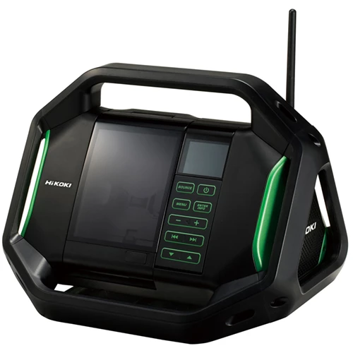 Hikoki akkus rádió, töltő BASIC, Bluetooth. USB,2x7W,AUX, IPX 4 (akku nélkül)