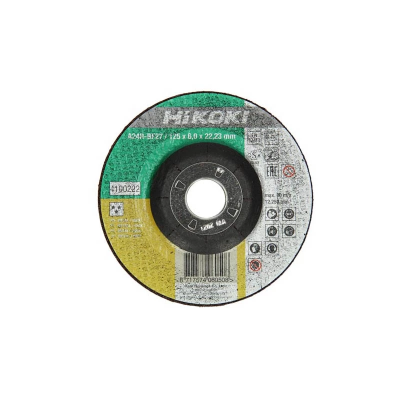 Hikoki csiszolót. inox 125x6 DPC /MOQ:10db