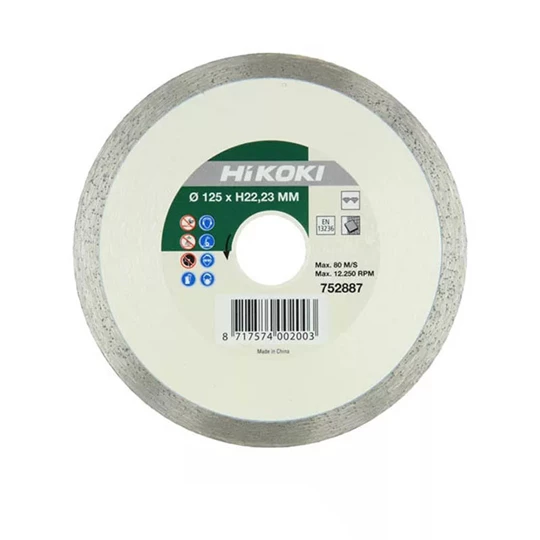 Hikoki gyémántkorong 125x22,2 csempe