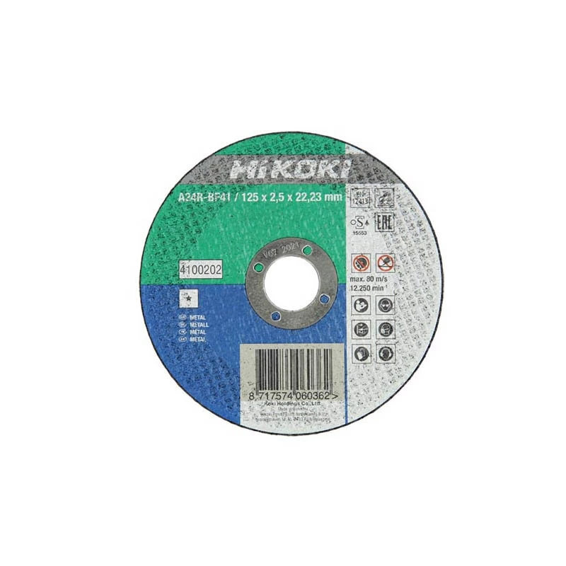 Hikoki vágótárcsa fém 125x3 DPC MOQ:25db
