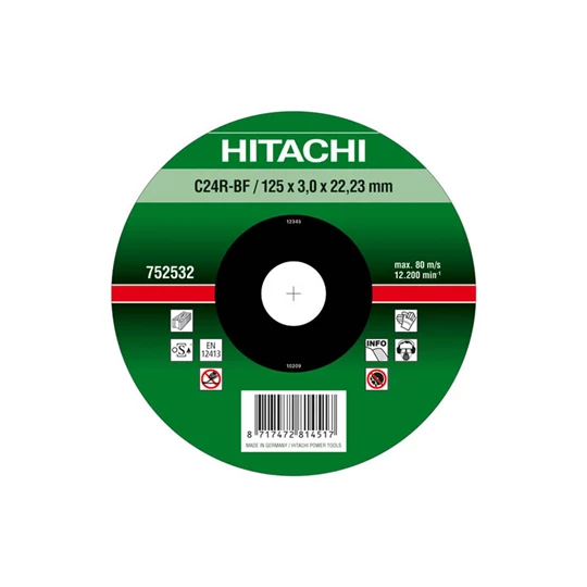 Hikoki vágótárcsa kő 125x3 DPC MOQ:25db