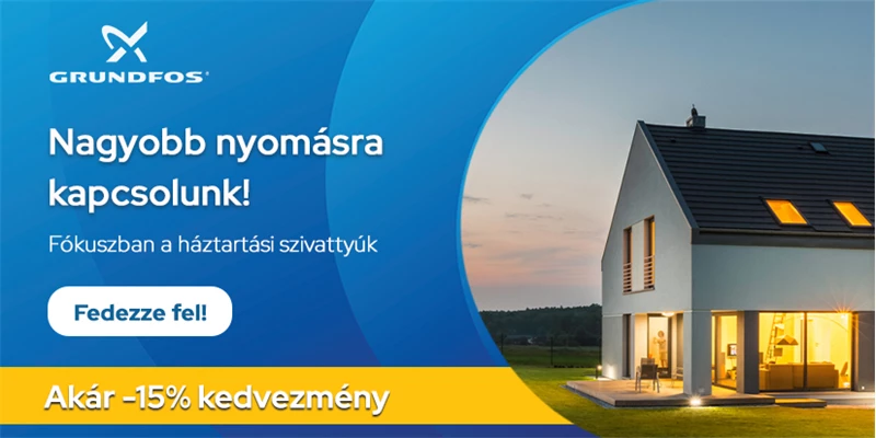 Hogyan fokozhatjuk a háztartási víznyomást?