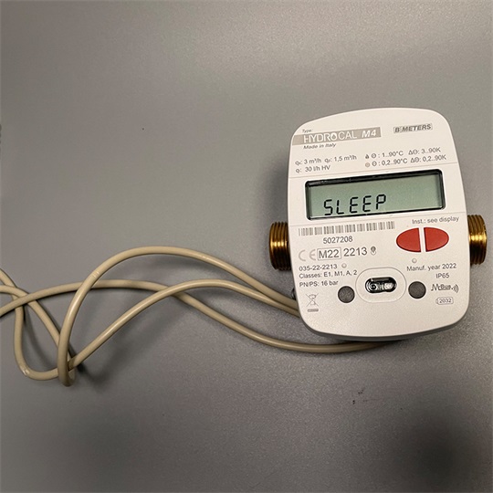Hőmennyiségmérő Bmeters Hydrocal M4 1/2"  110mm MBus fűtés-hűtés, Qn=1,5m3/h, beépítési készlettel