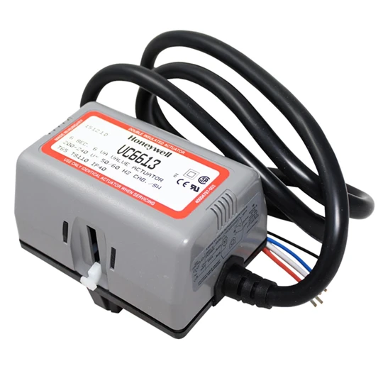 Honeywell Home Nyit/zár megh. motor VC sor. szelepekhez, segédkapcsolóval, vez.: nyitó és záró fázissal, 230Vac, 7s