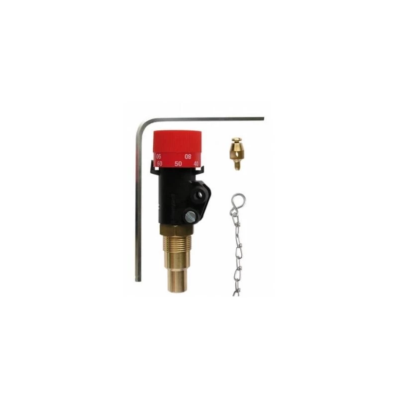 Honeywell Home huzatszabályozó szilárd tüzelésű kazánhoz, cserélhető patron, 3/4", KM, 0, 30-90°C, max 115°C