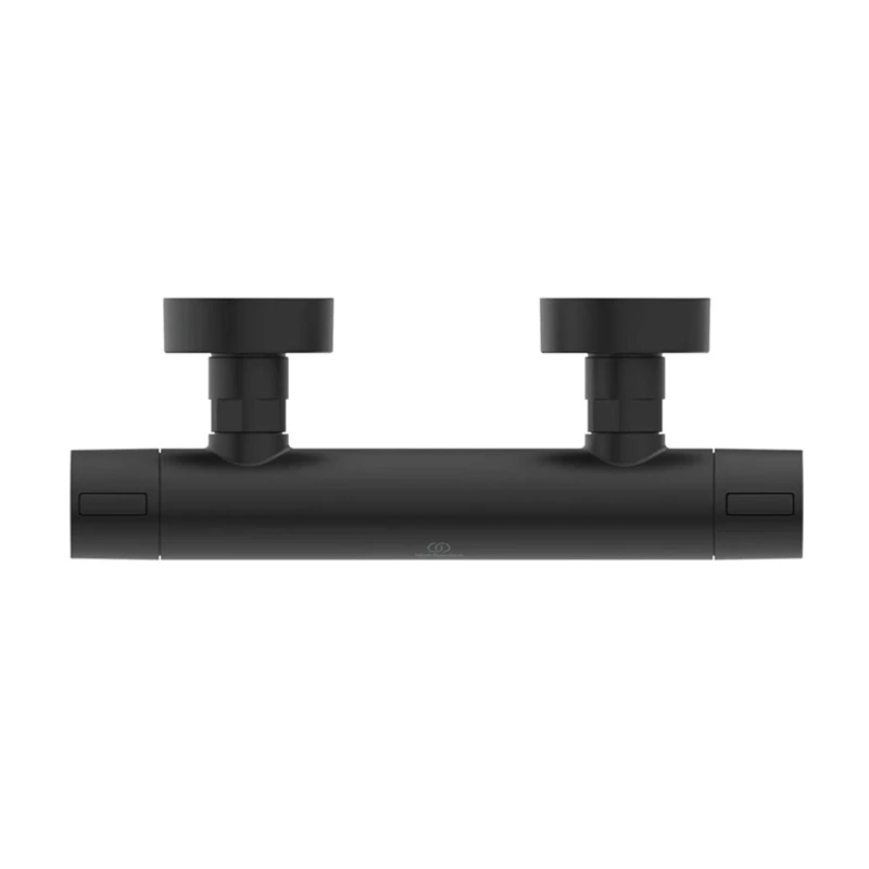 Ideal Standard Ceratherm ALU+ termosztatikus zuhanycsaptelep, selyem fekete