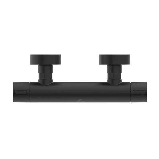 Ideal Standard Ceratherm ALU+ termosztatikus zuhanycsaptelep, selyem fekete