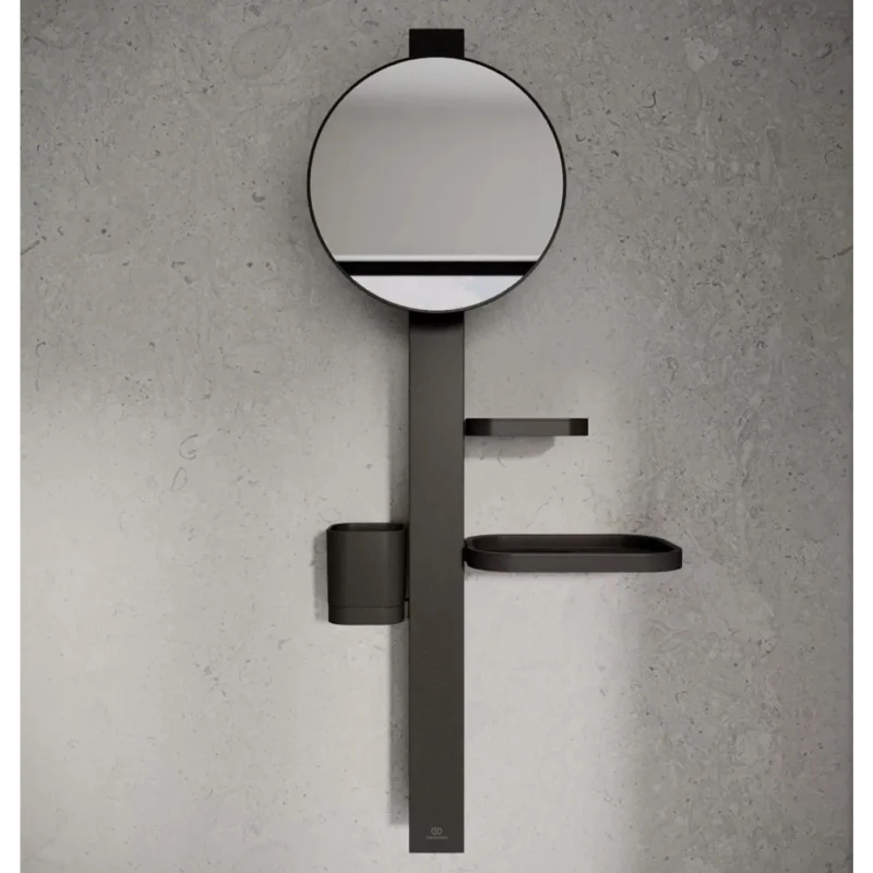 Ideal Standard tükrösszekrény Alu+ 31x72 cm selyemfekete