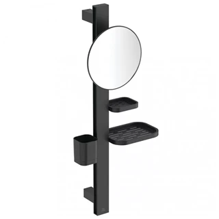 Ideal Standard tükrösszekrény Alu+ 31x72 cm selyemfekete