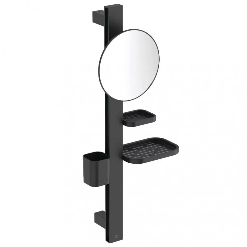 Ideal Standard tükrösszekrény Alu+ 31x72 cm selyemfekete