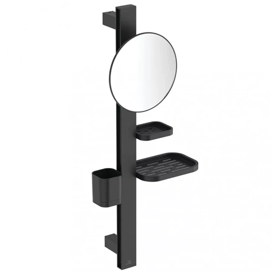 Ideal Standard tükrösszekrény Alu+ 31x72 cm selyemfekete