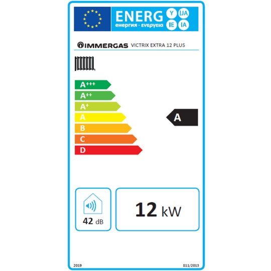 Immergas Victrix Extra 12 Plus 12kW, tároló előkészítéssel