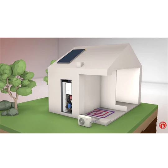 Immergas Magis Combo 12 plus V2 T split hibrid levegő/víz hőszivattyú és kondenzációs fűtő gázkazán, osztott rendszerű
