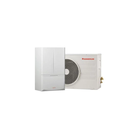 Immergas Magis Combo 4 plus split hibrid levegő/víz hőszivattyú és kondenzációs fűtő gázkazán, osztott rendszerű