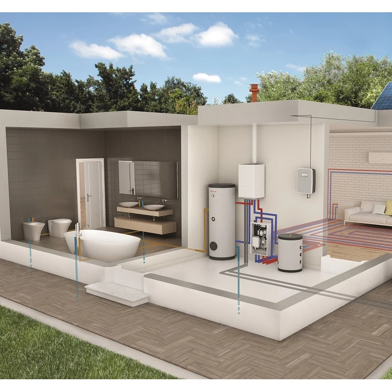 Immergas Magis Combo 12 V2 split hibrid levegő/víz hőszivattyú és kondenzációs kombi gázkazán, osztott rendszerű