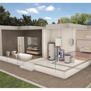 Immergas Magis Combo 16 V2 T split hibrid levegő/víz hőszivattyú és kondenzációs kombi gázkazán, osztott rendszerű