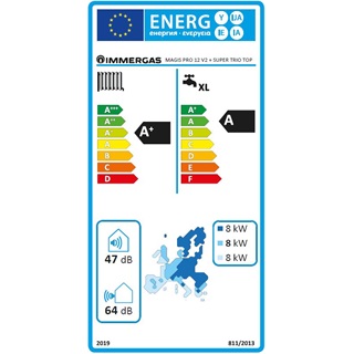 Immergas Magis Pro 12 V2 osztott rendszerű split levegő/víz hőszivattyú