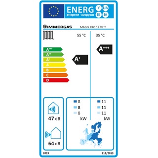 Immergas Magis Pro 12 V2 T osztott rendszerű split levegő/víz hőszivattyú