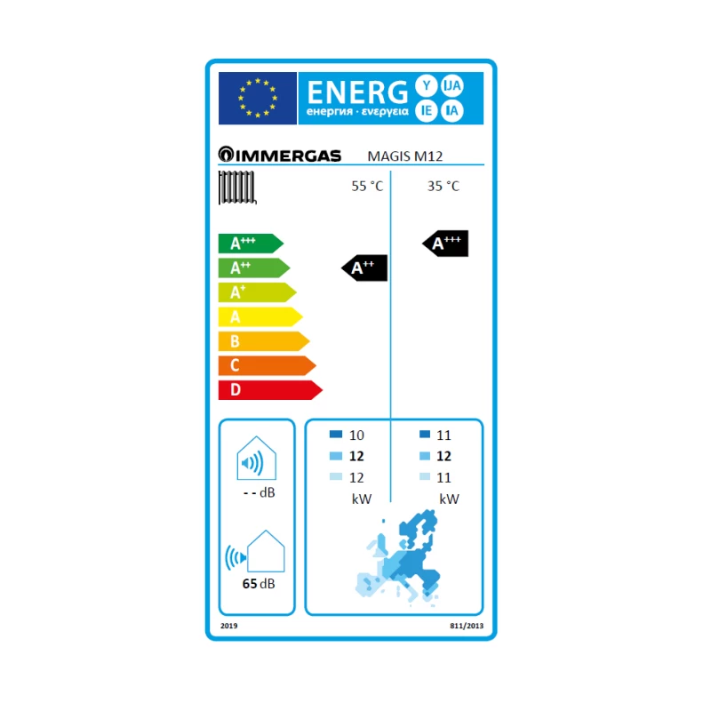 Immergas Magis M12 monoblokkos levegő/víz hőszivattyú