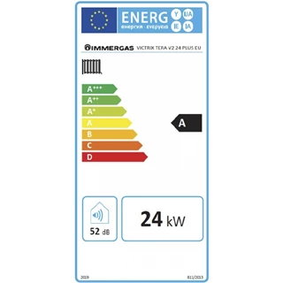 Immergas kondenzációs fali fűtő gázkazán, VICTRIX TERA V2 24 PLUS EU