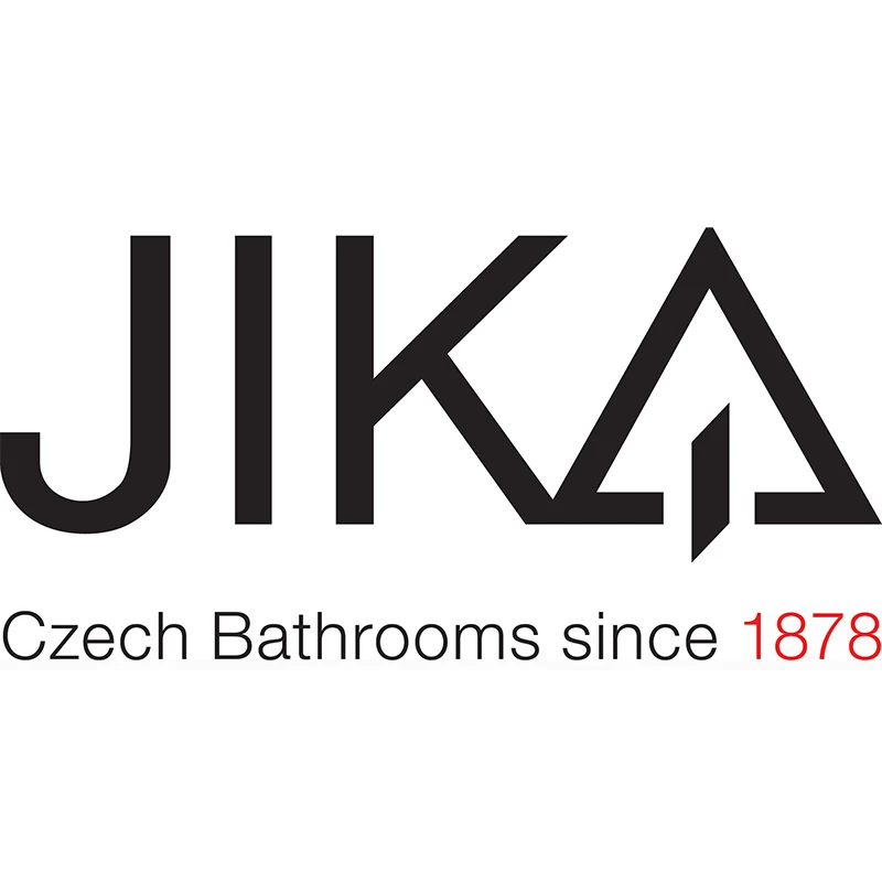 Jika Cube 650*430*622mm alsóbútor mosdóval, fehér/selyemfényű fehér összeállítás 2 ajtóval, falra szerelhető kivitel, fü