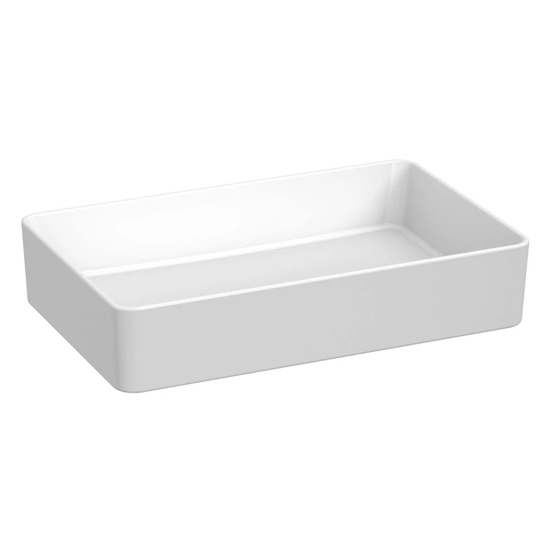 Jika Cubito Pure téglalap alakú mosdótál fehér/túlfolyónyílás nélkül,csaplyuk nélkül 60x38cm