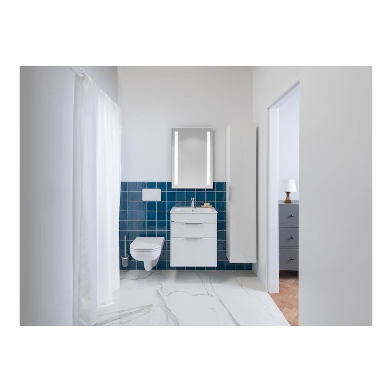 Jika Deep fali wc csésze, rimless kialakítású, mélyöblítésű, szögletes, fehér