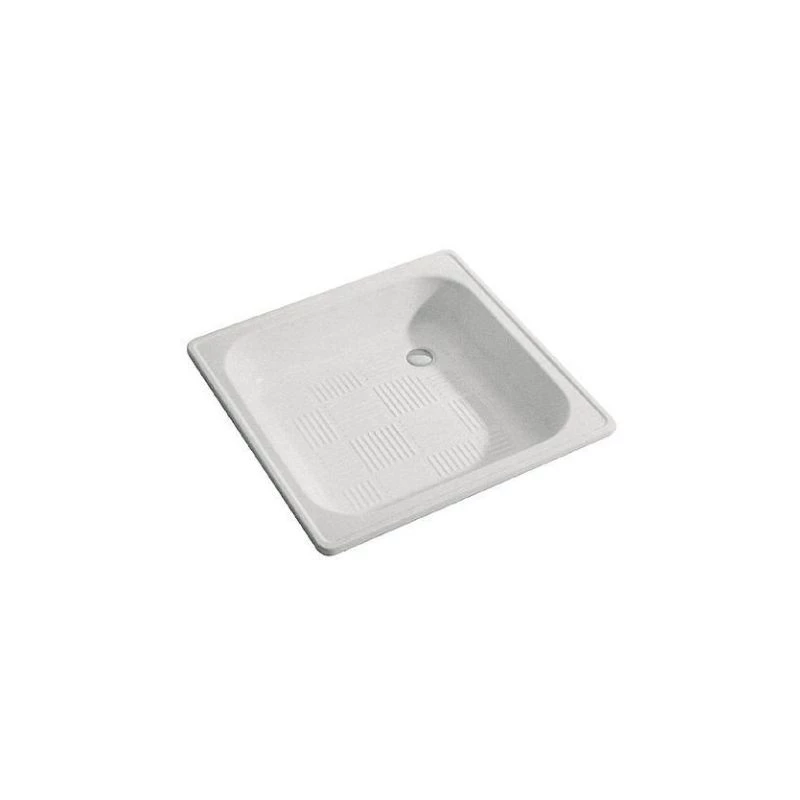 Jika Sofia zuhanytálca, lemez 80x80x14,5cm fehér, antislip felülettel