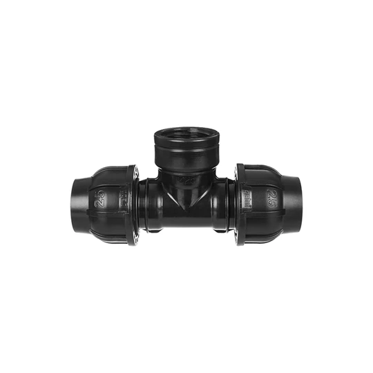 KPE T-idom, belső menetes, 32 mm - 3/4" BM - 32 mm, Gebo PTI