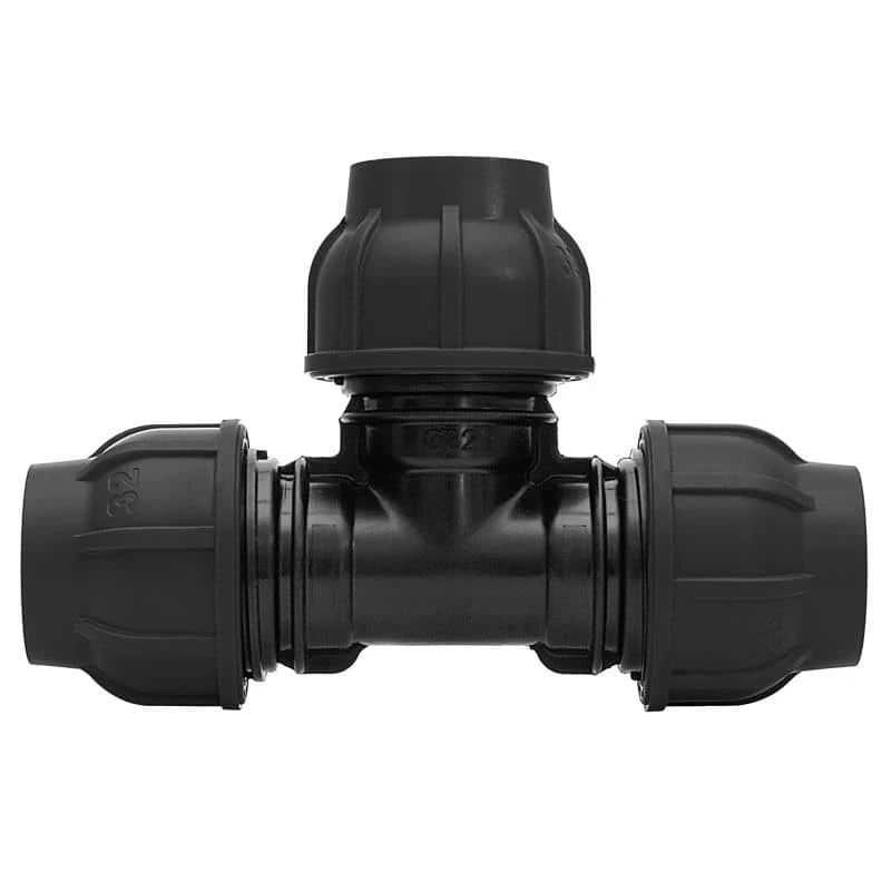 KPE T-idom, egál, 40 mm - 40 mm, Gebo PTO