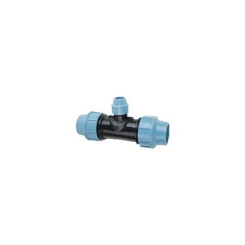 KPE T-idom, szűkített, 32 mm - 25 mm - 32 mm, Donsen