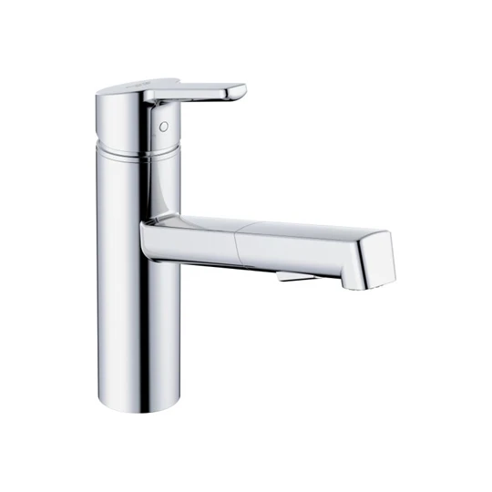 Kludi M3 álló mosogató csaptelep kihúzható fejes króm