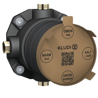 Kludi Slim.Boxx falsík alatti alaptest