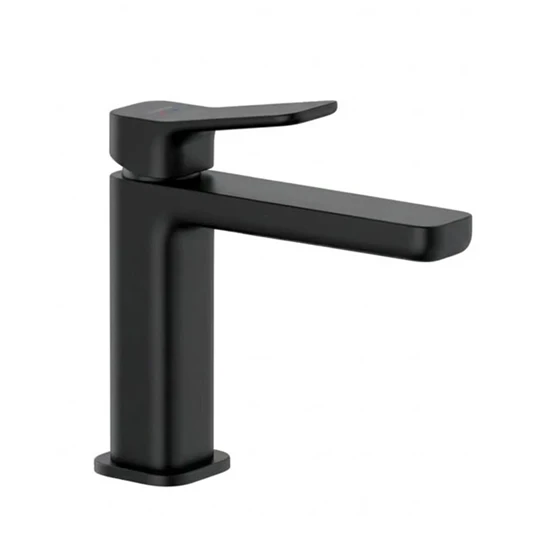 Kludi X3 - mosdócsaptelep 110 mit Push-Open lefolyó garnitúra, fekete