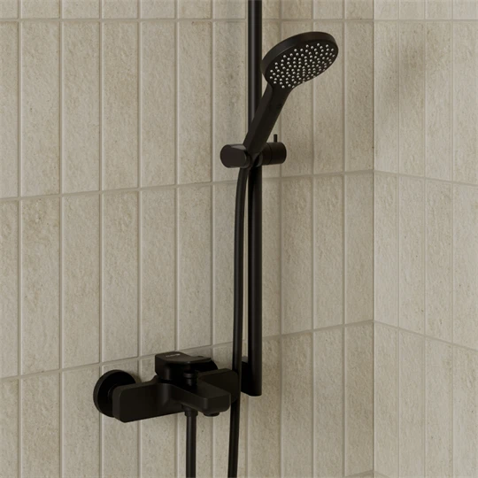 Kludi X3 kád/zuhanycsaptelep matt fekete