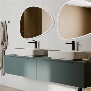 Kludi X3 mosdócsaptelep 110 , leer. Push-Open leer.,matt fekete