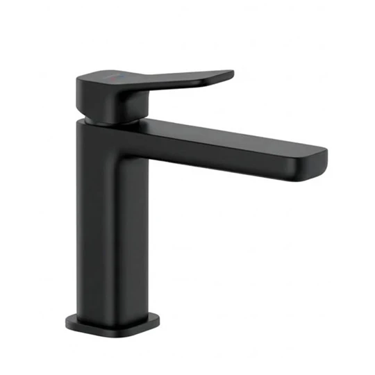 Kludi X3 mosdócsaptelep 110 , leer. Push-Open leer.,matt fekete