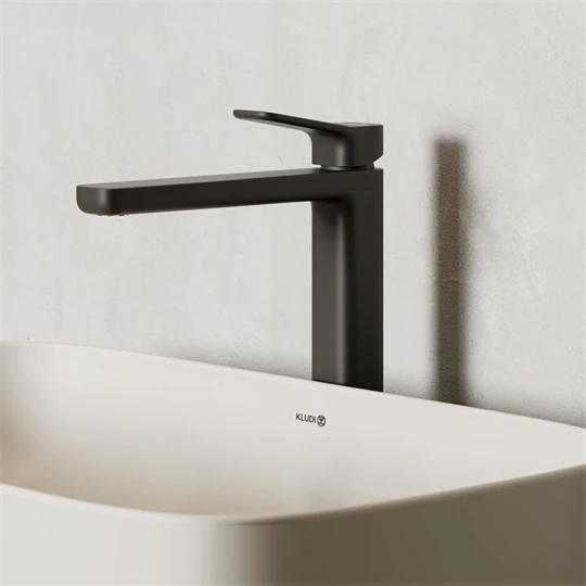 Kludi X3 mosdócsaptelep 240 leeresztő nélkül matt fekete