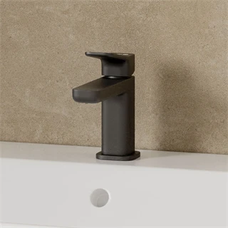 Kludi X3 mosdócsaptelep 85 leer. PUSH-OPEN leer. matt fekete