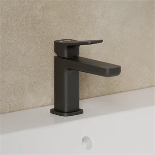 Kludi X3 mosdócsaptelep  leeresztő nélkül matt fekete