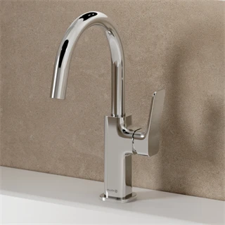 Kludi X3 oldalkaros mosdócsaptelep PUSH-OPEN leer. króm