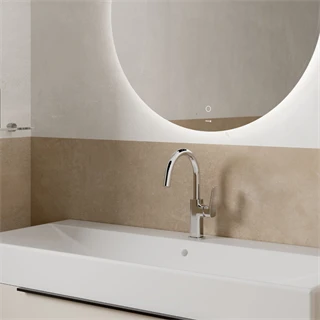 Kludi X3 oldalkaros mosdócsaptelep PUSH-OPEN leer. króm