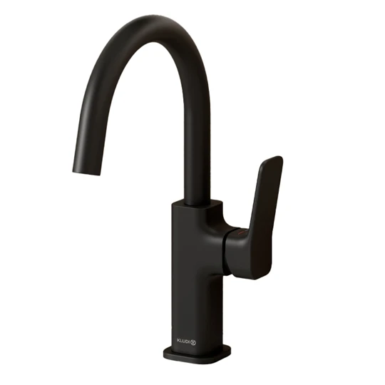 Kludi X3 oldalkaros mosdócsaptelep PUSH-OPEN leer. matt fekete